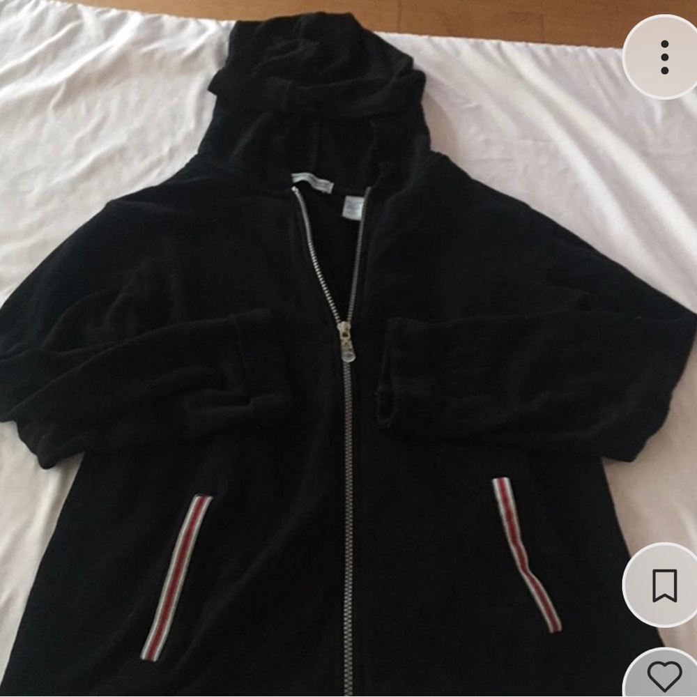 Valerie Stevens Black Hoodie Sweatshirt